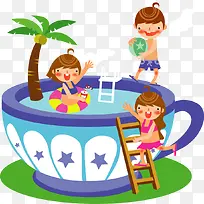 卡通可爱儿童杯子-空若网 卡通可爱儿童杯子-空若网