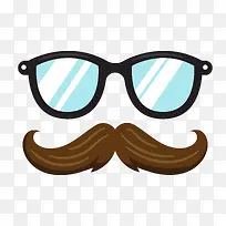 可爱图标父亲节胡子-空若网 可爱图标父亲节胡子-空若网