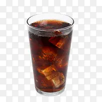 一杯棕咖色冰可乐-空若网 一杯棕咖色冰可乐-空若网