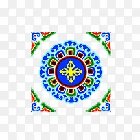 四角对称图案-空若网 四角对称图案-空若网