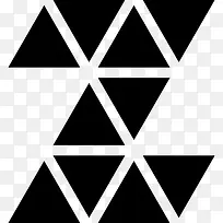 多边形字母Z小三角形图标-空若网 多边形字母Z小三角形图标-空若网