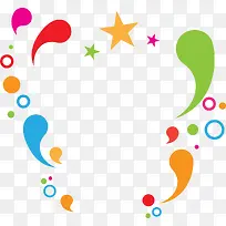 多彩漂浮星星-空若网 多彩漂浮星星-空若网