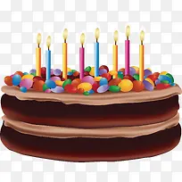 多彩糖果装饰蛋糕-空若网 多彩糖果装饰蛋糕-空若网