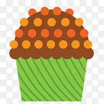 扁平化巧克力纸杯蛋糕-空若网 扁平化巧克力纸杯蛋糕-空若网