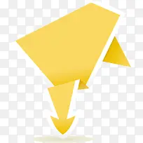 三角形 金黄色 渐变 矢量-空若网 三角形 金黄色 渐变 矢量-空若网