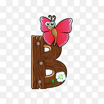 卡通可爱字母动物免抠素材-空若网 卡通可爱字母动物免抠素材-空若网