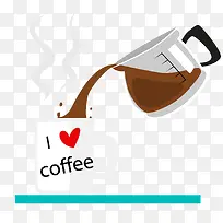 冲泡咖啡插画设计-空若网 冲泡咖啡插画设计-空若网