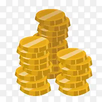 金币矢量图-空若网 金币矢量图-空若网
