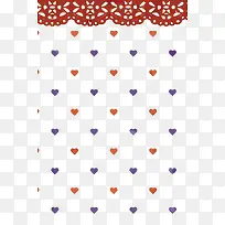 矢量爱心底纹-空若网 矢量爱心底纹-空若网