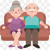 一起看电视的夫妻-空若网 一起看电视的夫妻-空若网