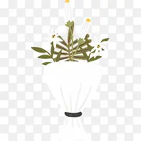 浪漫白色包装花束-空若网 浪漫白色包装花束-空若网