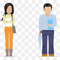 扁平化人物-大学生-空若网 扁平化人物-大学生-空若网