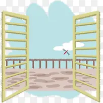 窗户png矢量元素-空若网 窗户png矢量元素-空若网