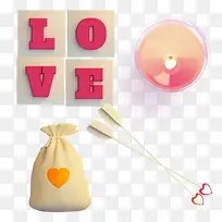 卡通爱心表白素材-空若网 卡通爱心表白素材-空若网