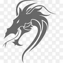 创意简笔龙边框龙状-空若网 创意简笔龙边框龙状-空若网