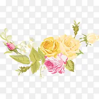 手绘多彩花朵-空若网 手绘多彩花朵-空若网