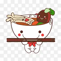 卡通碗矢量素材-空若网 卡通碗矢量素材-空若网