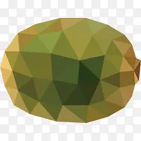 低多边形几何矢量水果猕猴桃素材-空若网 低多边形几何矢量水果猕猴桃素材-空若网