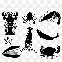 黑白动物素材-空若网 黑白动物素材-空若网