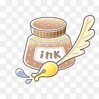 手绘卡通墨水素材-空若网 手绘卡通墨水素材-空若网