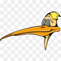 矢量卡通巨嘴鸟-空若网 矢量卡通巨嘴鸟-空若网