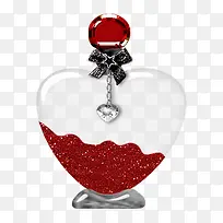 爱心香水瓶-空若网 爱心香水瓶-空若网