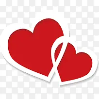 红色精美爱心设计-空若网 红色精美爱心设计-空若网