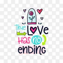 手绘情人节爱情元素-空若网 手绘情人节爱情元素-空若网