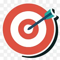 矢量中靶心的箭素材-空若网 矢量中靶心的箭素材-空若网