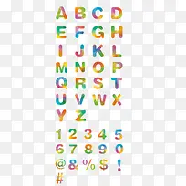 多彩字母数字-空若网 多彩字母数字-空若网