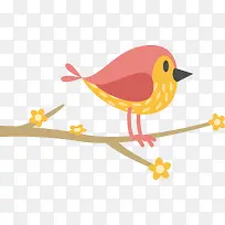 卡通小鸟和树枝-空若网 卡通小鸟和树枝-空若网