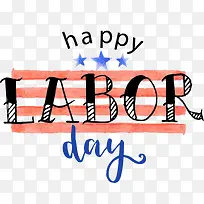 劳动节快乐多彩艺术字-空若网 劳动节快乐多彩艺术字-空若网