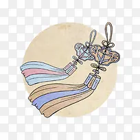 手绘吊穗-空若网 手绘吊穗-空若网