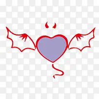 创意爱心翅膀设计-空若网 创意爱心翅膀设计-空若网