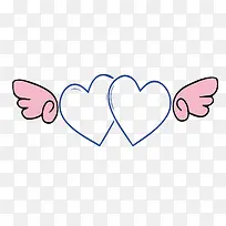 可爱的卡通爱心装饰-空若网 可爱的卡通爱心装饰-空若网
