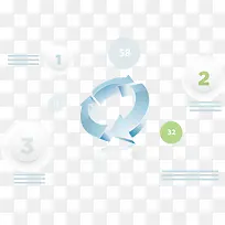 PPT环形箭头循环统计图-空若网 PPT环形箭头循环统计图-空若网