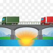 大卡车过桥-空若网 大卡车过桥-空若网