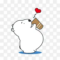 喝水小熊-空若网 喝水小熊-空若网