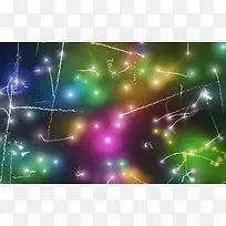 光环 五彩蓝色光点-空若网 光环 五彩蓝色光点-空若网