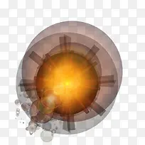 橙色闪耀光芒-空若网 橙色闪耀光芒-空若网