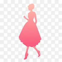 时尚人物剪影素材卡通ai矢量-空若网 时尚人物剪影素材卡通ai矢量-空若网