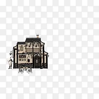 哥特风可爱时尚面包房素材-空若网 哥特风可爱时尚面包房素材-空若网