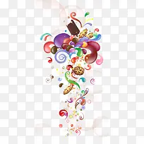 冰棒多彩矢量图-空若网 冰棒多彩矢量图-空若网