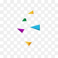 渐变三角形圆形-空若网 渐变三角形圆形-空若网