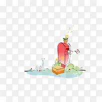 插画卡通信息邮件-空若网 插画卡通信息邮件-空若网