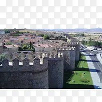 著名阿维拉古城墙-空若网 著名阿维拉古城墙-空若网