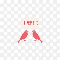 手绘卡通鸳鸯鸟-空若网 手绘卡通鸳鸯鸟-空若网