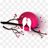 手绘喜鹊-空若网 手绘喜鹊-空若网