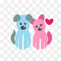 爱情卡通可爱小动物装饰爱情动物-空若网 爱情卡通可爱小动物装饰爱情动物-空若网