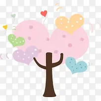 爱心卡通小树-空若网 爱心卡通小树-空若网